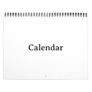Calendário Crie o seu próprio 8.5" x 11" duas páginas médio p