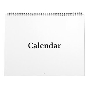 Calendário Crie o seu próprio de 11" x 14.25" Duas Páginas Pr