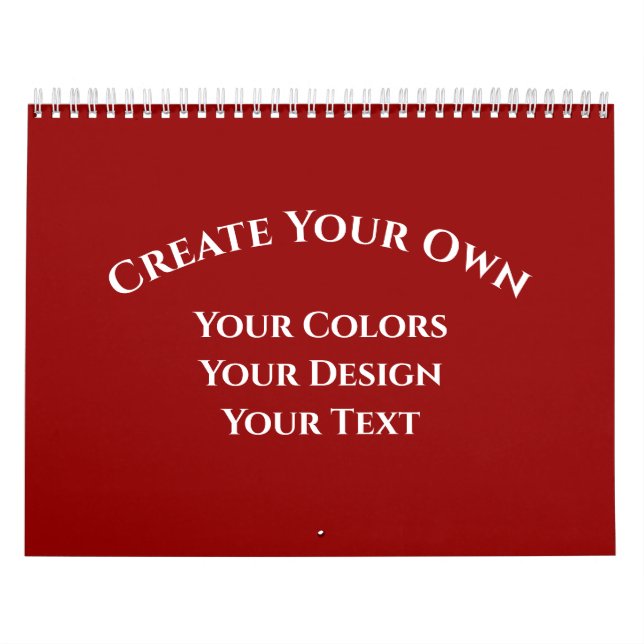 Calendário Crie seu (Capa)