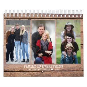Calendário Crie Seu Próprio Nome De Foto Da Família 2023 Cite