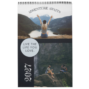 Calendário Crie Seus Próprios Amigos de Foto em Viagens