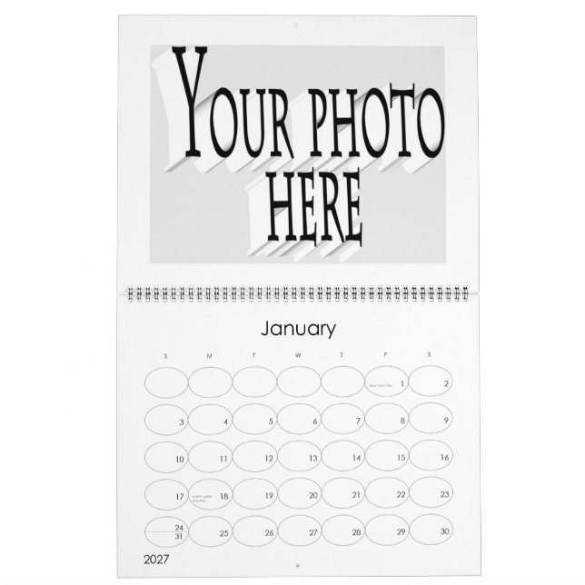 CALENDÁRIO CRIE SUA FOTO (Jan 2027)