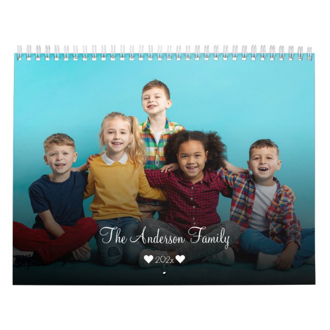 Calendário crie sua própria Colagem de Fotos Personalizada Si (Capa)