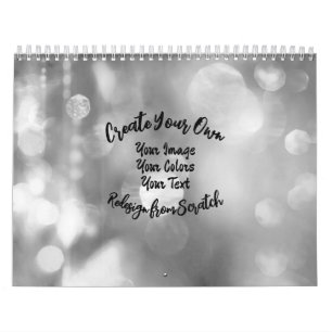 Calendário Crie sua própria cor/Design personalizada