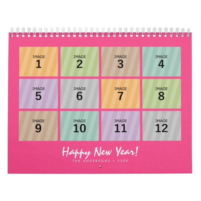 Calendário Crie Sua Própria Família Personalizada 2023 Foto (Capa)