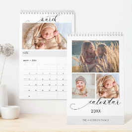 Calendário Crie sua própria foto personalizada de amigos da f