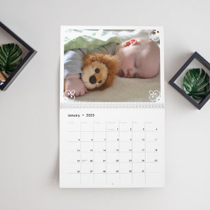 Calendário Crie suas próprias fotos dos netos 2027