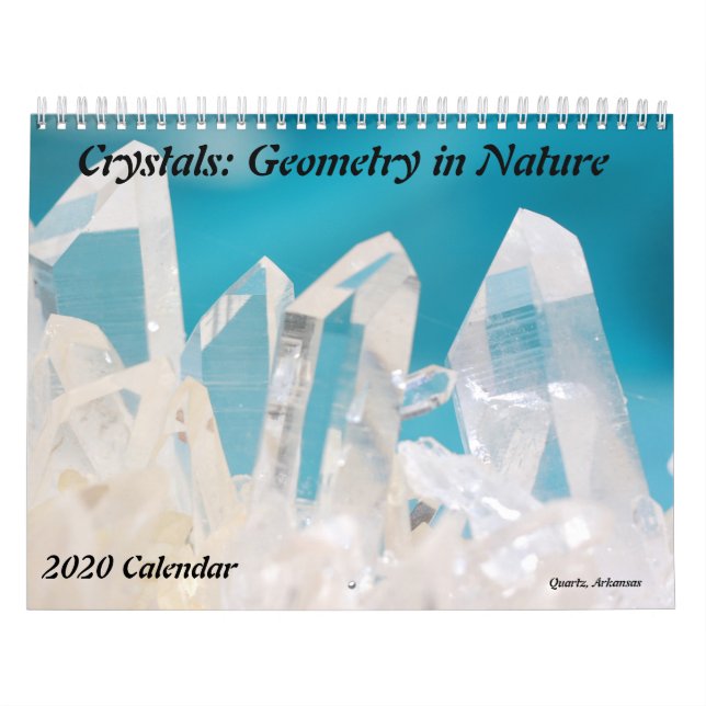 Calendário Cristais: Geometria na natureza (Capa)