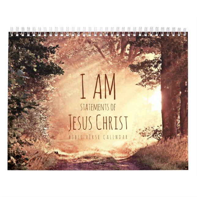 Calendário Cristão Eu sou Jesus Bíblia Verso (Capa)