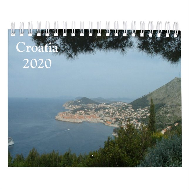 Calendário Croácia 2020 (Capa)