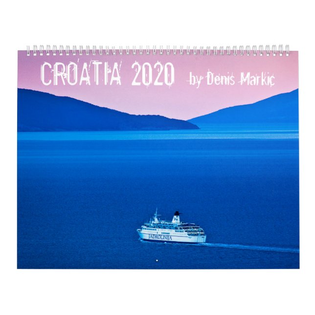Calendário Croácia 2020 por OKOmedia (Capa)