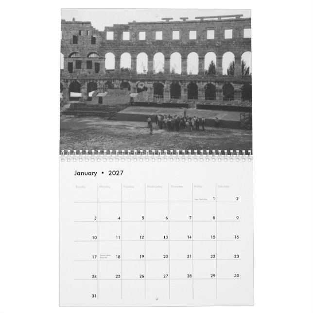 Calendário Croatia 2015 (Jan 2027)