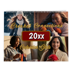 Calendário Crochet Calendar Girls