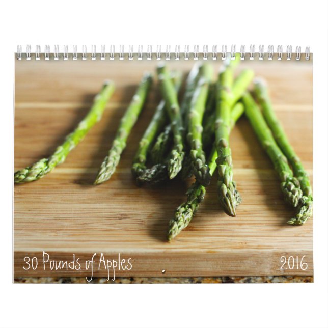 Calendário cru de 2016 ingredientes (Capa)