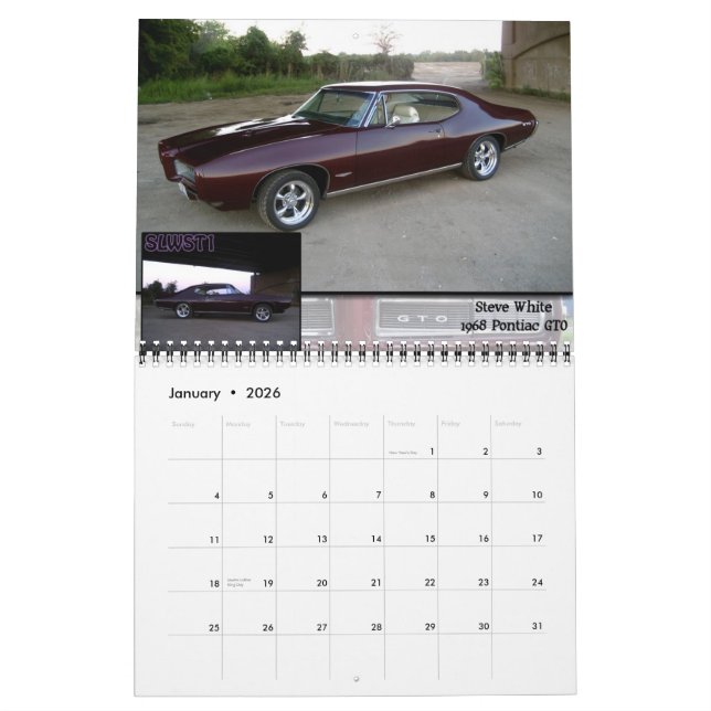 Calendário css #3 (Jan 2026)