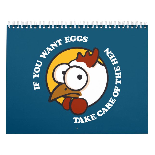 Calendário Cuidar da galinha 1 (Capa)