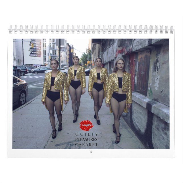 Calendário culpado da taberna de 2018 prazeres (Capa)