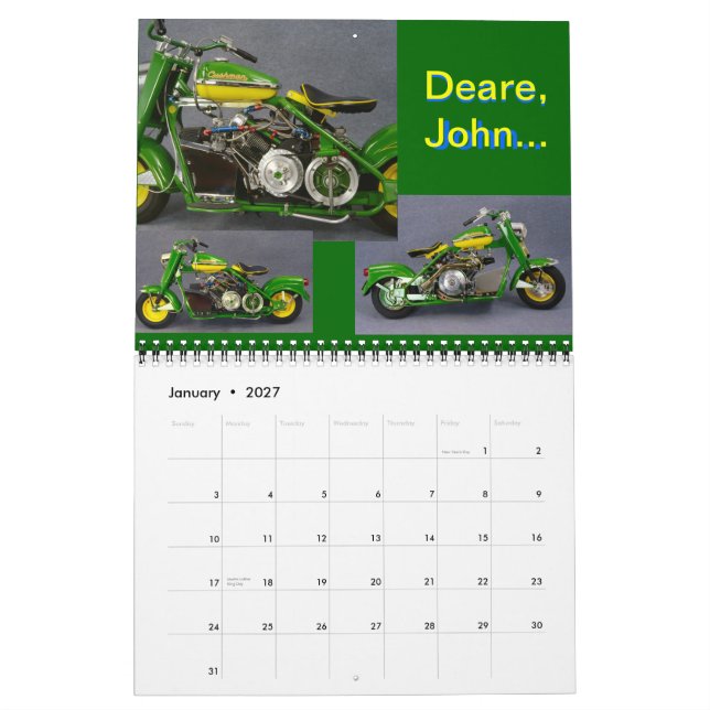 Calendário Cush-he-Man! (Jan 2027)