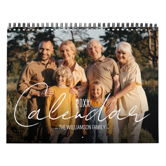 Calendário Custom Family Photos (Capa)
