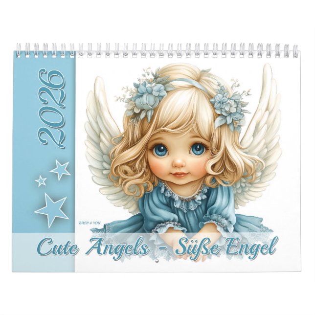 Calendário Cute Angels - Süße Engel 2026 (Capa)