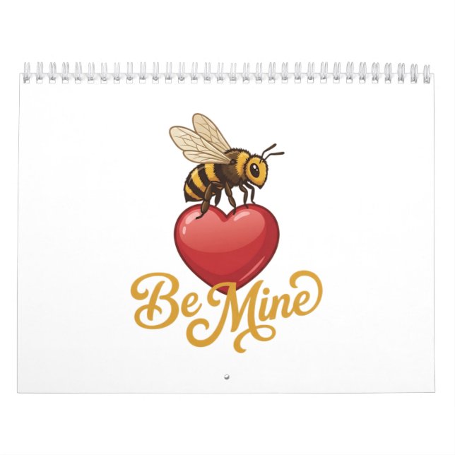 Calendário Cute Be Mine Favo de Mel  (Capa)