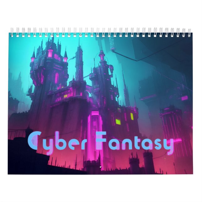 Calendário Cyber Fantasy (Capa)
