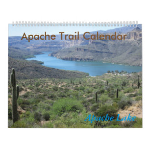 Calendário da arizona da fuga de Apache