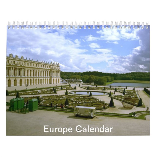 Calendário da arquitetura de cenários da Europa (Capa)