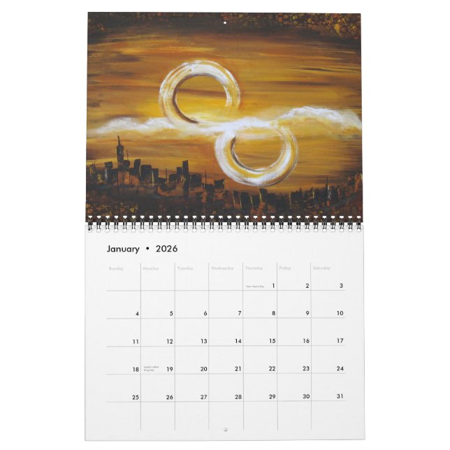 Calendário da arte contemporânea 2012 por Dina (Jan 2026)