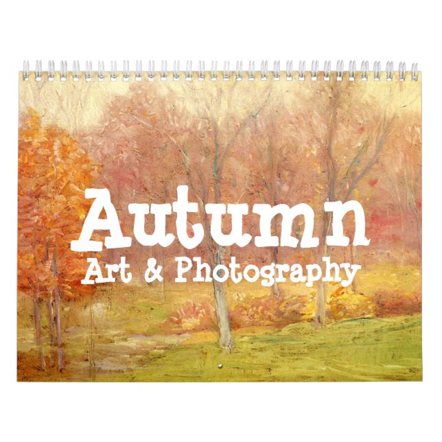 Calendário da arte & da fotografia do outono (Capa)