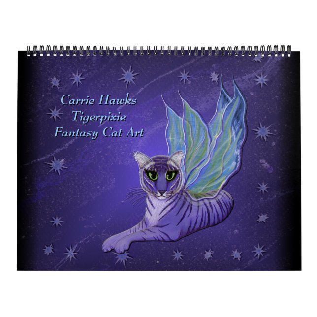 Calendário da arte do gato da fantasia. Gatos (Capa)