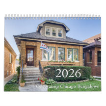 Calendário da Associação Bungalow de Chicago 2026
