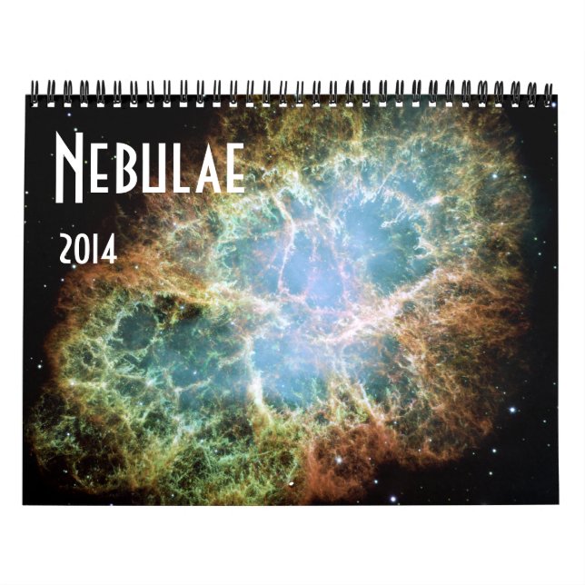 Calendário da Astronomia Espacial Nebulae 2014 (Capa)