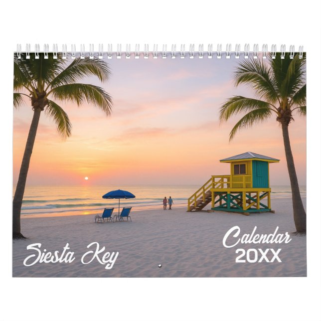 Calendário da Chave Siesta 2026 (Capa)