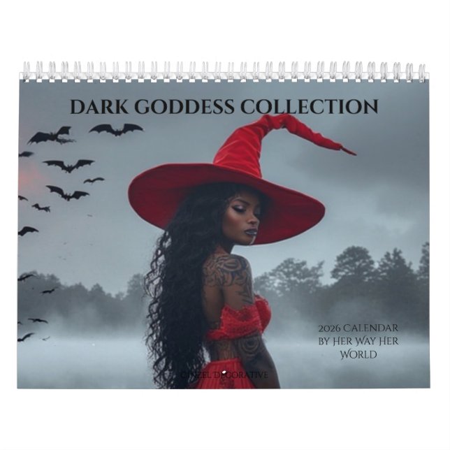 Calendário da Coleção de Halloween da Deusa Sombri (Capa)
