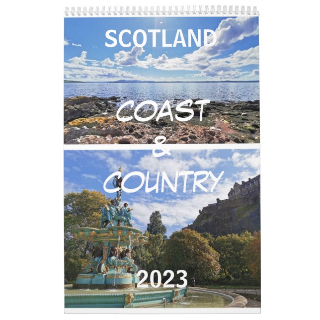 Calendário da Escócia 2023 - Costa e País (Capa)