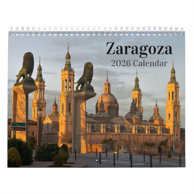Calendário da Espanha de Saragoça 2026 (Capa)