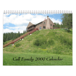 Calendário da família 2009 da chamada