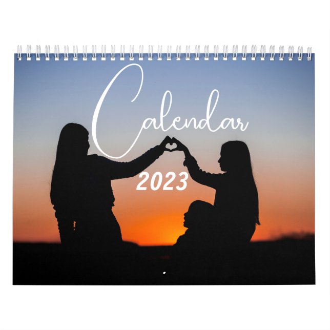 Calendário da família 2025 personalizado minimalis (Capa)