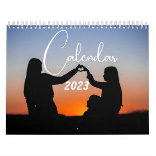 Calendário da família 2025 personalizado minimalis