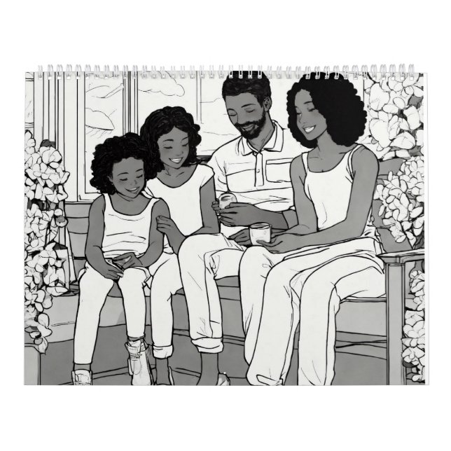 calendário da família de fotos (Capa)