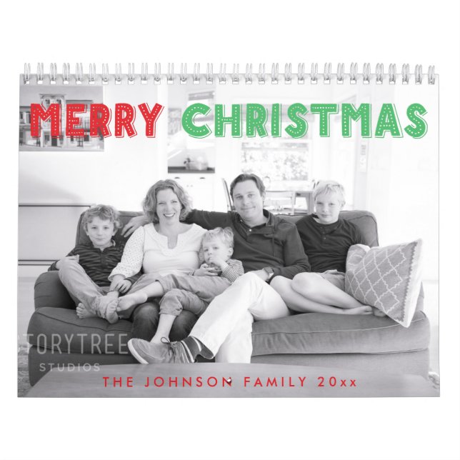 Calendário da Família Feliz Natal (Capa)
