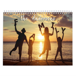 Calendário da Família Personalizada