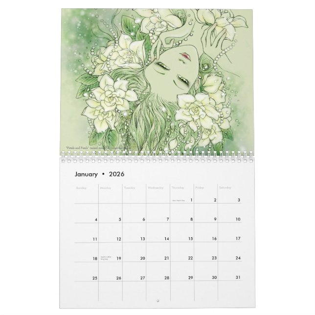 Calendário da fantasia (Jan 2026)