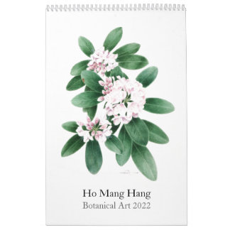 Calendário da Flor por Ho Mang Hang 2022