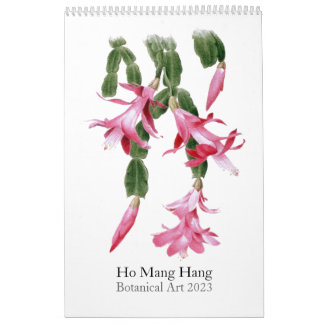 Calendário da Flor por Ho Mang Hang 2023