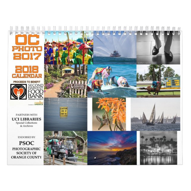 Calendário da foto 2017 de OC para 2018 (Capa)