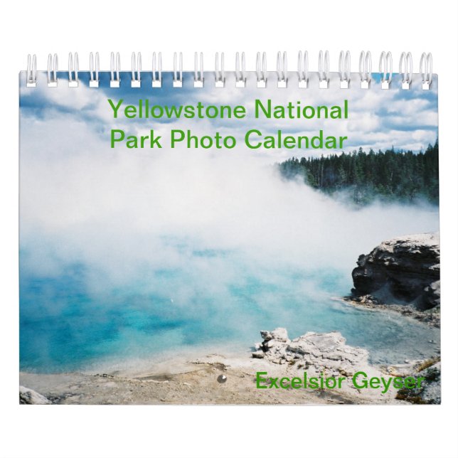 Calendário da foto do parque nacional de (Capa)