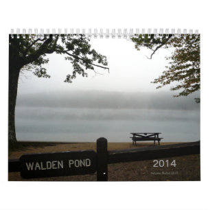 Calendário da lagoa 2014 de Walden com cotações