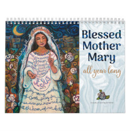 Calendário da Mãe Bendita Maria de imagens Católic